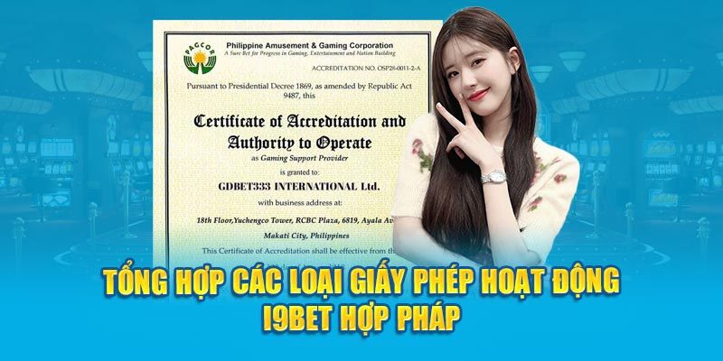 Tổng hợp các giấy phép hoạt động được cấp