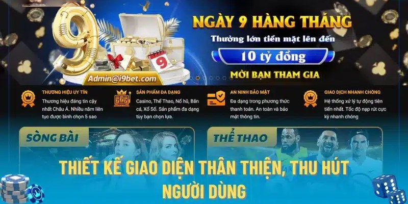 Giao diện nhà cái I9BET 